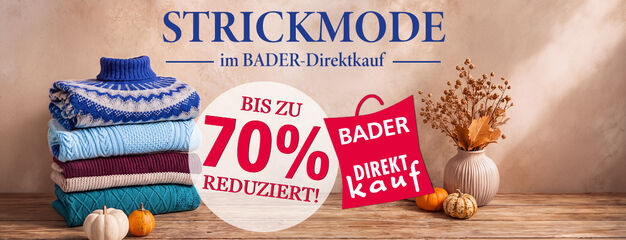 Strickmode bis zu 70% reduziert!