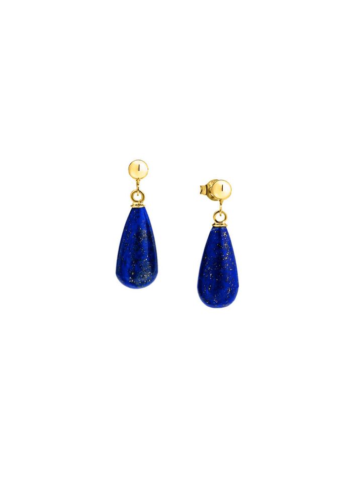 Schicker Ohrstecker mit Lapislazuli 
