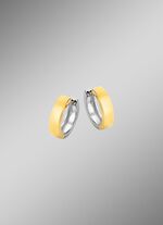 Beidseitig tragbare Klappcreolen in Bicolor 