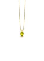 Strahlende Nat&uuml;rlichkeit &ndash; Anh&auml;nger mit Peridot und Diamanten 