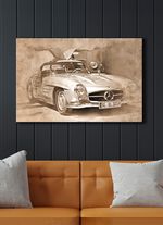 Hochwertiges Leinwandbild auf Holzrahmen 