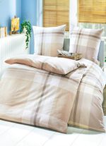 B&uuml;gelfreie Bettw&auml;sche-Garnitur aus dem Hause Biberna 