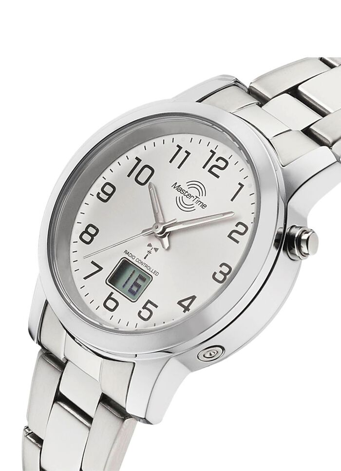 Klassische Damenuhr mit Funkuhrwerk 