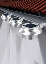 Dachrinnen-Leuchte, 3er-Set 