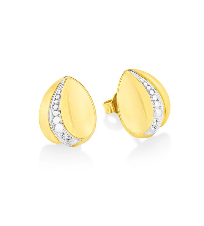 Ohrstecker in Bicolor 