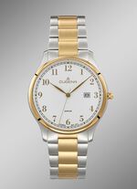 Dugena-Quartz-Herrenuhr mit Edelstahlbandgeh&auml;use 