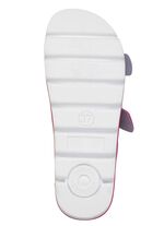 Klassische Damen-Pantoletten, mit verstellbaren Schlie&szlig;en 