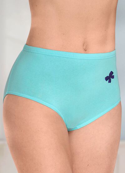 Viererpack Slips mit Gummizug im Bund 