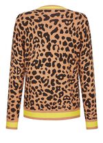 Strickjacke mit Tierfell-Optik 