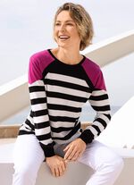 Pullover mit &Auml;rmeln in Raglanoptik 