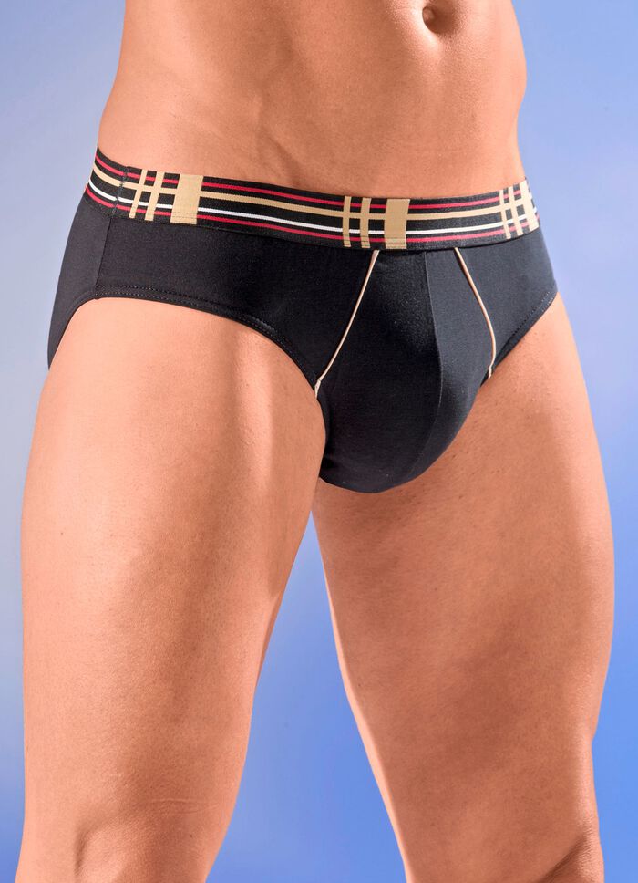 Viererpack Slips mit Elastikbund 