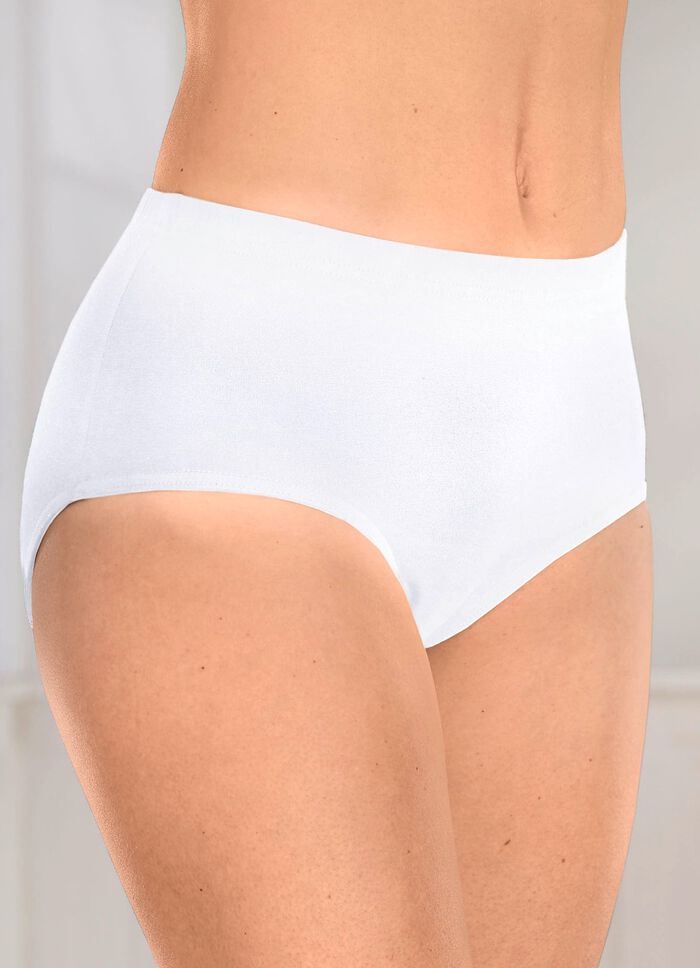 F&uuml;nferpack Slips mit Gummizug im Bund 