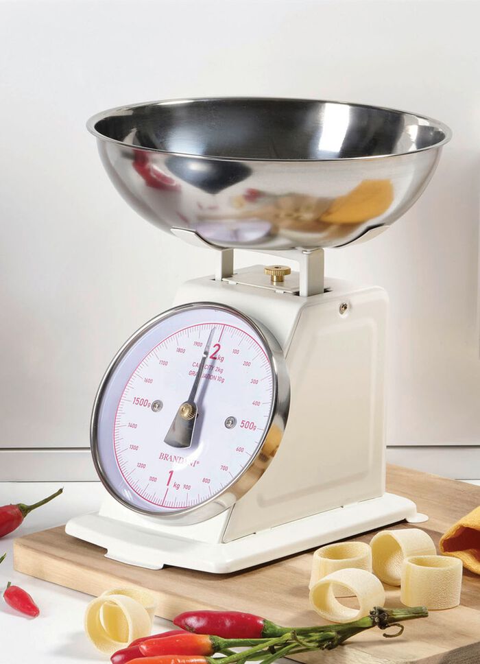 K&uuml;chenwaage im Retro-Design 