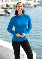 Rollkragenshirt mit Smok-Einsatz 