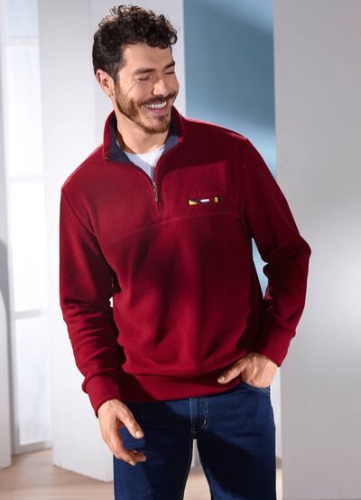 Fleecetroyer in 3 Farben 