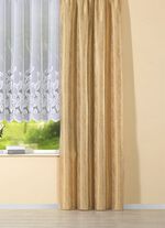 &Uuml;bergardine mit Blatt-Musterung 