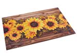 Fu&szlig;matte mit Sonennblumen-Motiv 