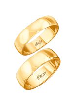 Schwerer, gl&auml;nzender Trauring 