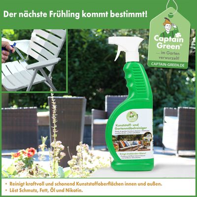 Captain Green Kunststoff- und Gartenm&ouml;belreiniger 