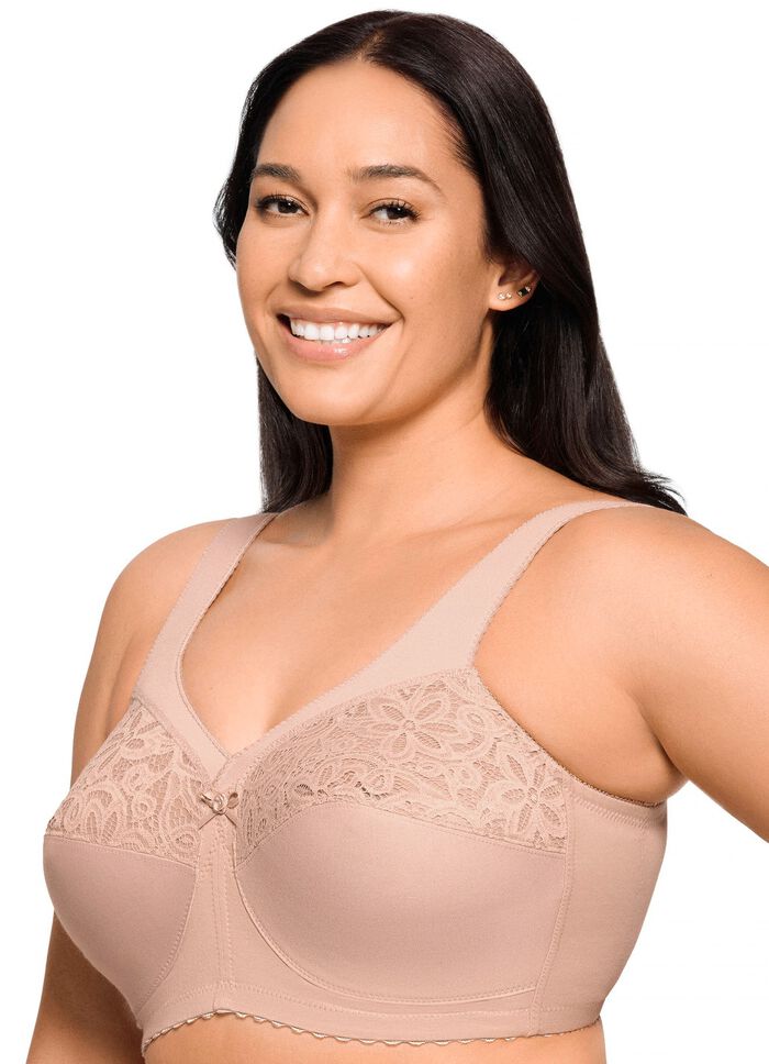 Glamorise St&uuml;tz-BH mit Stickereispitze 