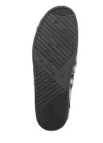 Hausschuh aus gemustertem Textilmaterial 