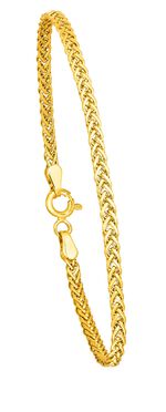 Feines Zopfketten-Armband 