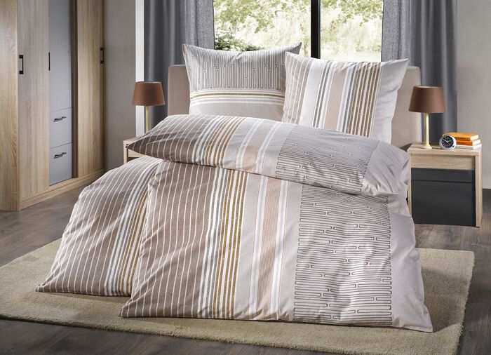 Bettw&auml;sche-Garnitur aus 100% Baumwolle 