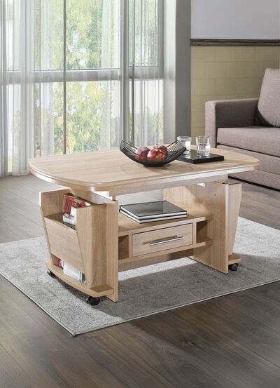 Couchtisch, auch h&ouml;henverstell- und ausziehbar 