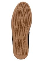 Sneaker aus Veloursleder mit Nappa-Bes&auml;tzen und gepolstertem Schaftrand 