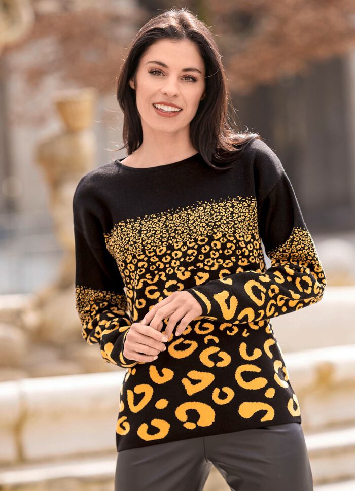 Pullover in Jacquard-Dessin 