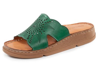 Gemini Pantolette aus Nappaleder mit Perforation 