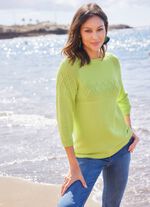 Pullover in Strukturmustermix 