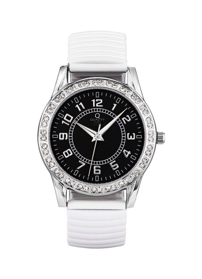 Moderne Quartz-Damenuhr mit Zugband 