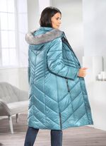 Mantel mit abnehmbarer Kapuze 