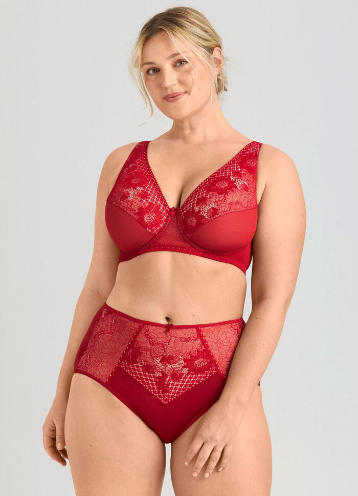 Miss Mary Miederslip mit unterlegter Elastikspitze 