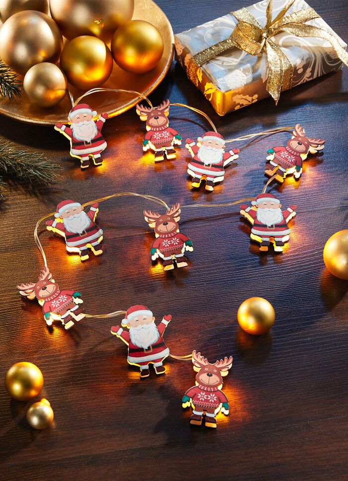 Batteriebetriebene Lichterkette, 10-flammig 