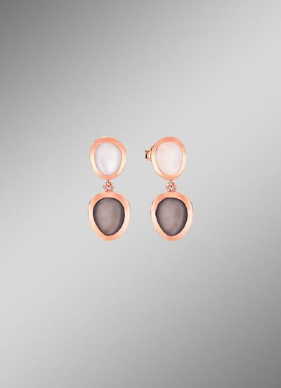 Sch&ouml;ne Ohrstecker mit echt Mondstein 