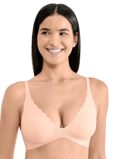 sloggi ZERO Feel-Push-up-BH mit Elastikspitze 