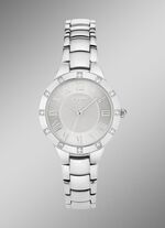 Quarz-Damenuhr von Pools mit Diamant-L&uuml;nette 