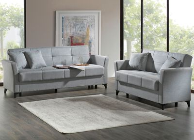 Gem&uuml;tliche Polsterm&ouml;bel mit Bettfunktion 