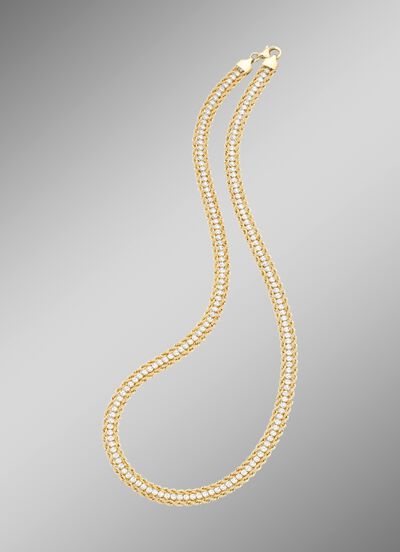 In Bicolor: Garnitur mit synth. Zirkonia 