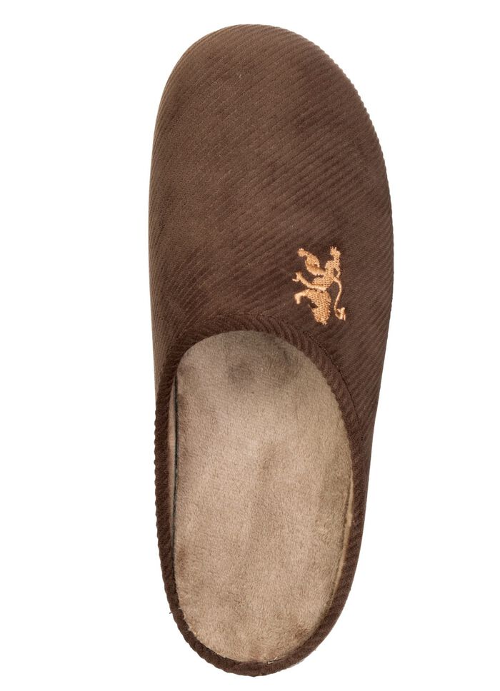 Elegante Herren-Hausschuhe, mit herausnehmbarem Fu&szlig;bett 