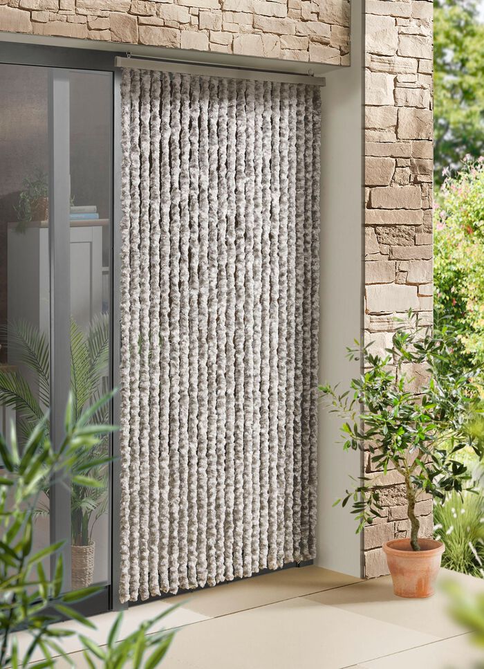 Flauschvorhang aus Chenille 