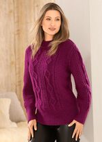 Pullover aus Melangegarn 
