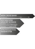 Relax-Cross Slipper mit Memory-Schaum 