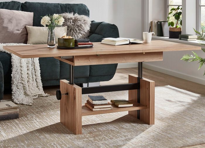 Couchtisch mit Lift-Mechanik 