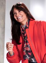 Schal mit Fantasiedessin 