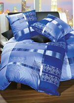 Bettw&auml;sche-Garnitur mit Rei&szlig;verschluss 