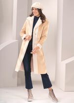 Mantel mit verdeckter Druckerleiste 