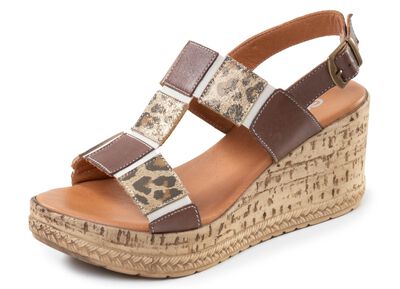 Gemini, trendige Damen-Sandaletten, Weite G, aus Leder 